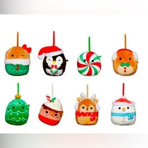 Squishmallows 4-inch Ornament Plush 8-pack Assorted